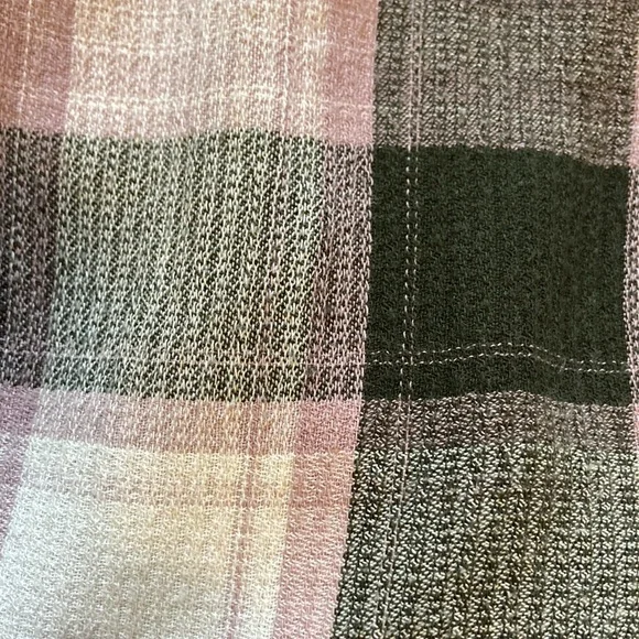 Dress, long, light purple and grey plaid, 60% cotton 40%rayom - Picture 6 of 7